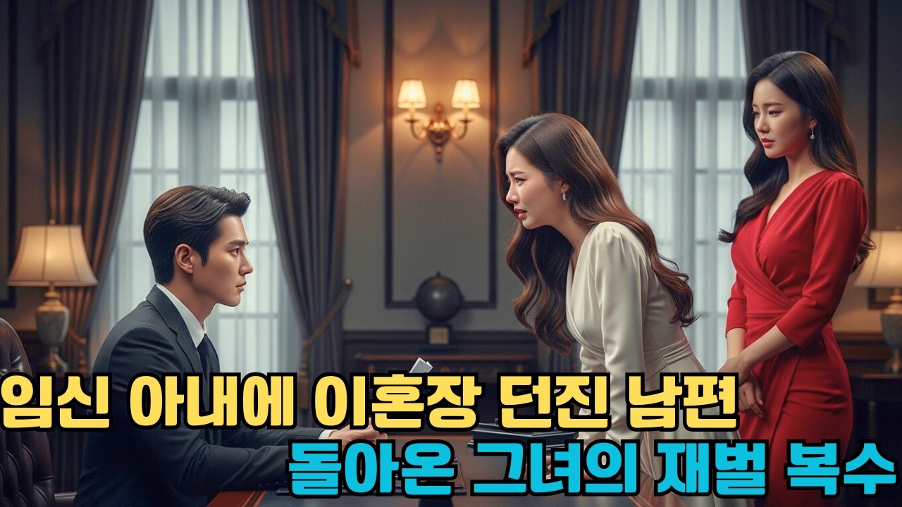 [ 사연 ] 상간녀와 결혼하려 임신한 아내에게 이혼장 던진 쓰레기 남편... 미련 없이 도장 찍고 돌아선 그녀가 완벽한 복수극으로 재벌가를 박살 낸 사이다 썰 #drama #복수