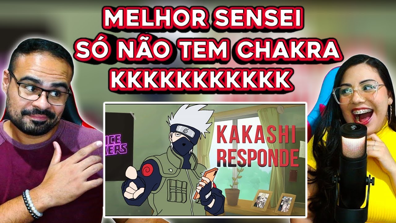 REACT EM CASAL Voice Makers | RESPONDENDO COMENTÁRIOS KAKASHI