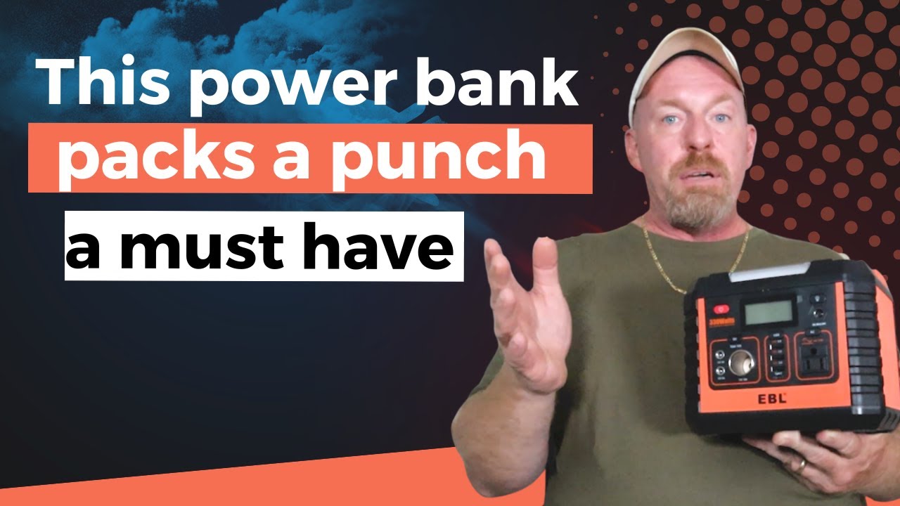 This power bank packs a punch a must have: EBL 330watts