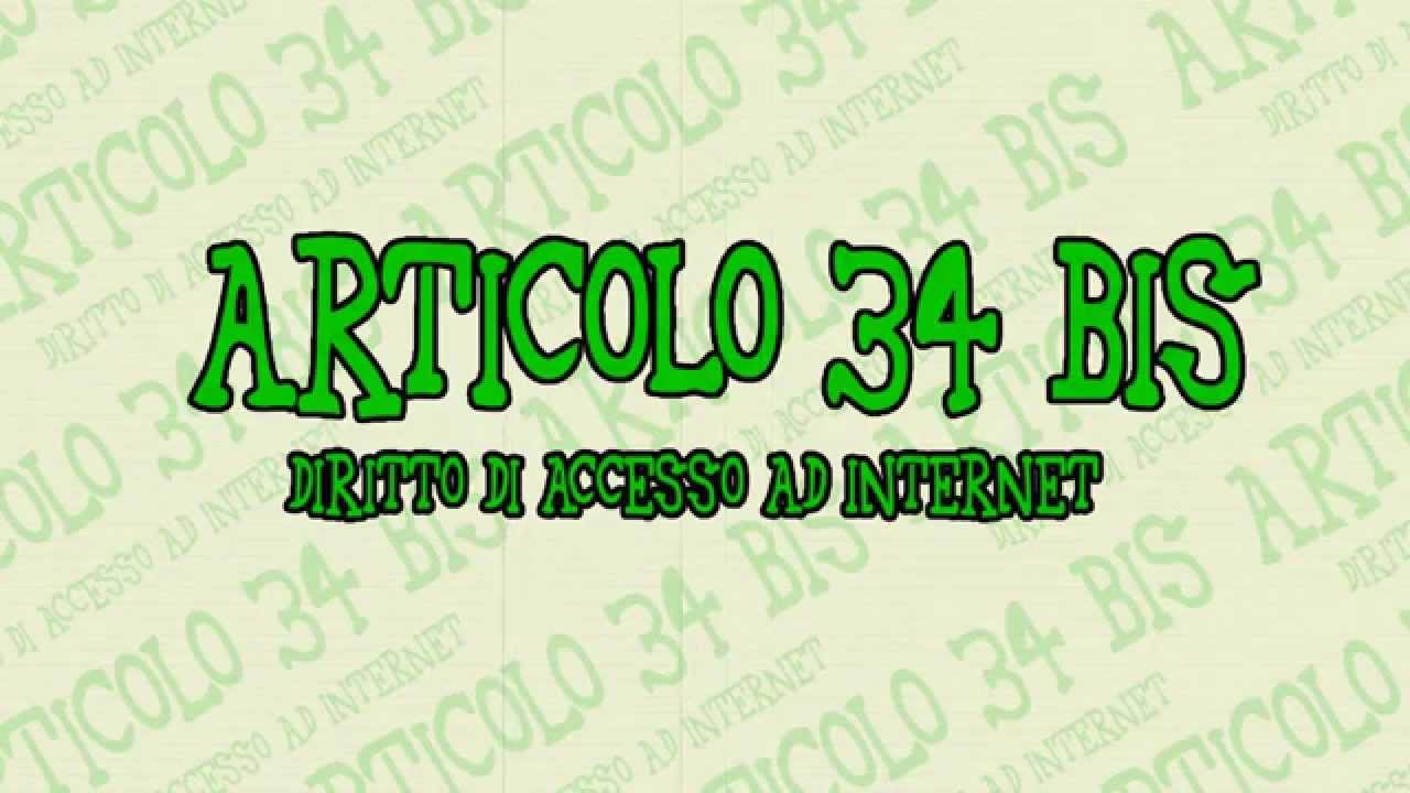 Cos'&egrave; e perch&eacute; &egrave; importante l'art 34-bis, diritto di accesso ad Internet