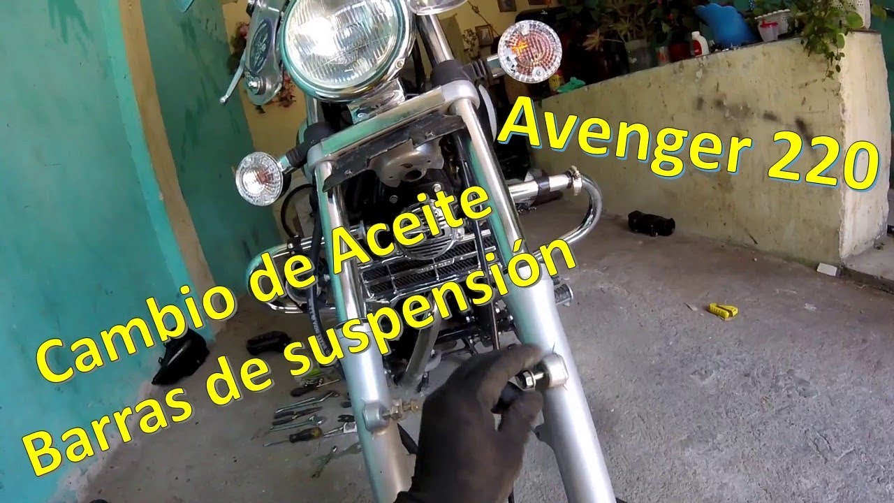 Cambio de aceite de barras de suspencion