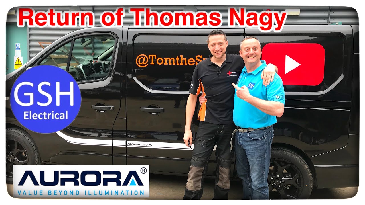 Return of Thomas Nagy to Wire up our Smart Technology LED Lighting and Sockets from Aurora Lighting