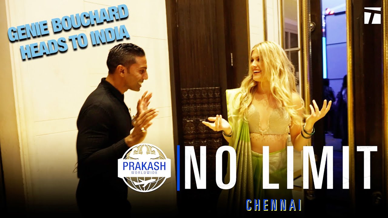 Genie Bouchard Visits India with Prakash | NO LIMIT CHENNAI