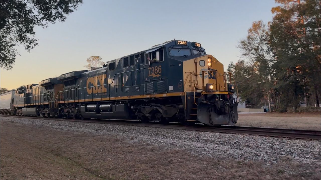 CSXT L657-27 at Rincon, GA