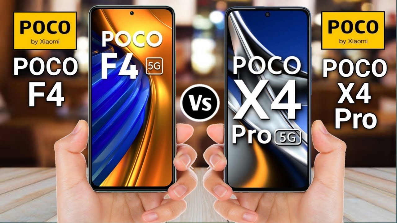 Poco F4 Vs Poco X4 Pro