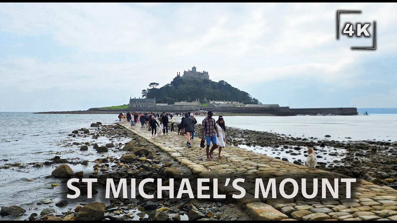 St Michael's Mount - A HIDDEN GEM in Cornwall, England | Full Island and Castle Walking Tour | 4K