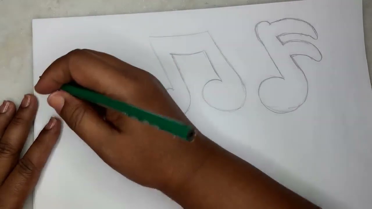 VAMOS DESENHAR ? NOTAS MUSICAIS