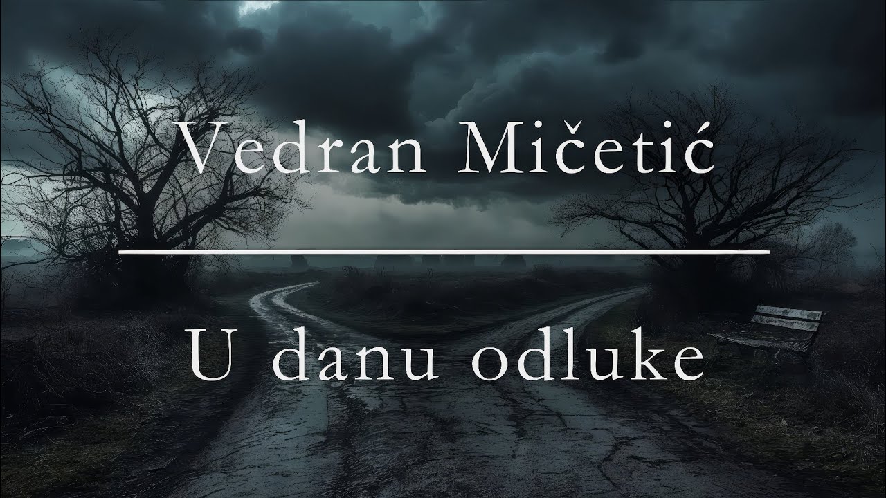 Vedran Mičetić - U danu odluke (Official Lyric Video) 4K