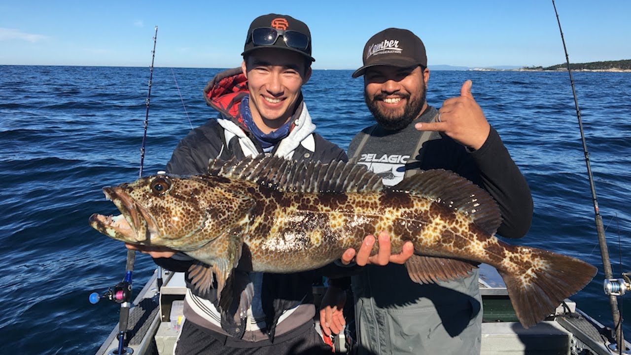 EPIC Lingcod Fishing (Monterey, California) ft. Ish With Fish and Native Anglers (CRAZY ENDING)