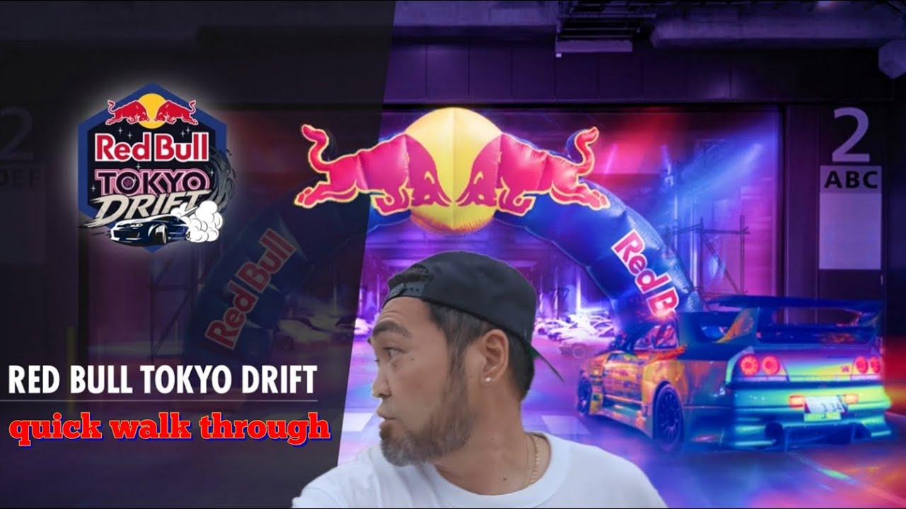 Red Bull Tokyo Drift レッドブル東京ドリフト quick walk through 出展車両サッと一気見せ no talking just walking 雰囲気味わってください