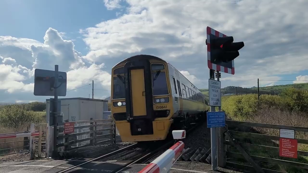 Borth Capel Soar Level Crossing