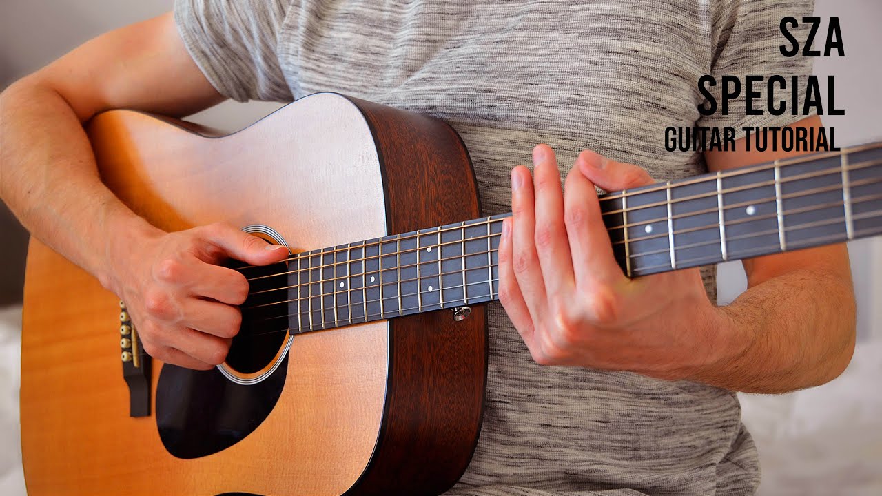 SZA - Special EASY Guitar Tutorial With Chords / Lyrics