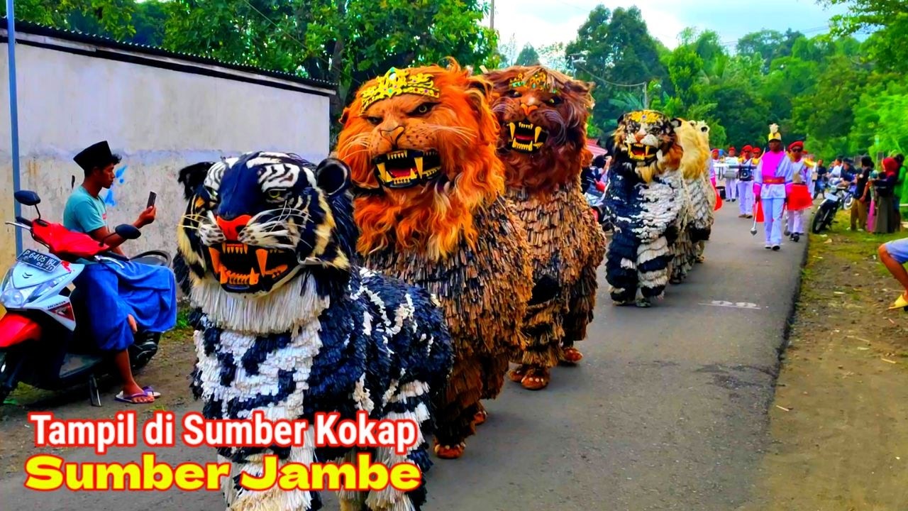 MERIAH ‼ Can macanan singo raung cilik di undang acara nikahan tampil di sumber kokap sumber jambe