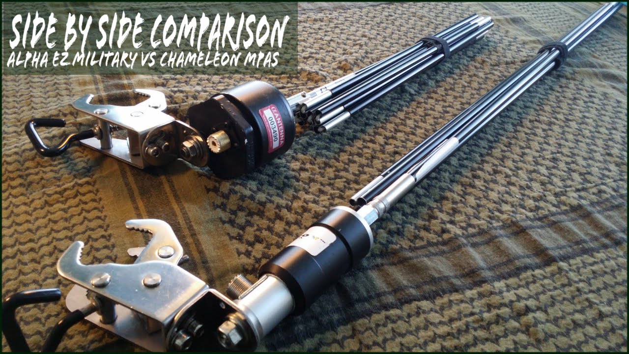 Alpha Antenna vs Chameleon MPAS Portable Ham Radio Antenna