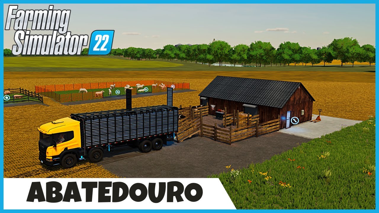 FS22 Mods | ABATEDOURO ARTESANAL BR, Frigorifico Animais | FARMING SIMULATOR 22