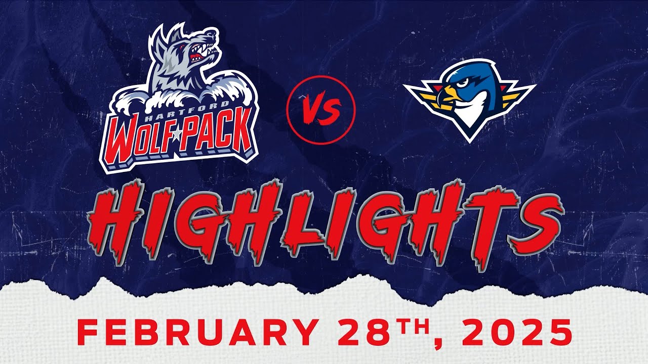 02.28.2025 Hartford Wolf Pack vs. Springfield Thunderbirds