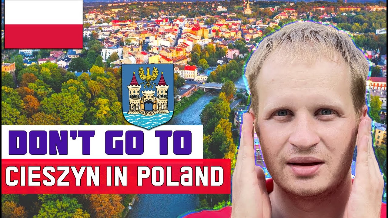 POLISH CIESZYN AND CZECH TESIN. The city on the border of two countries! Border crossing by foot!