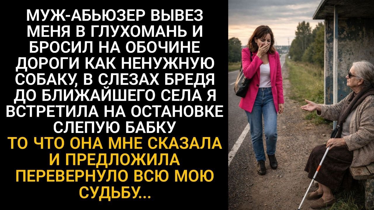 Муж бросил меня в глуши. Но  слепая бабка изменила мою судьбу…