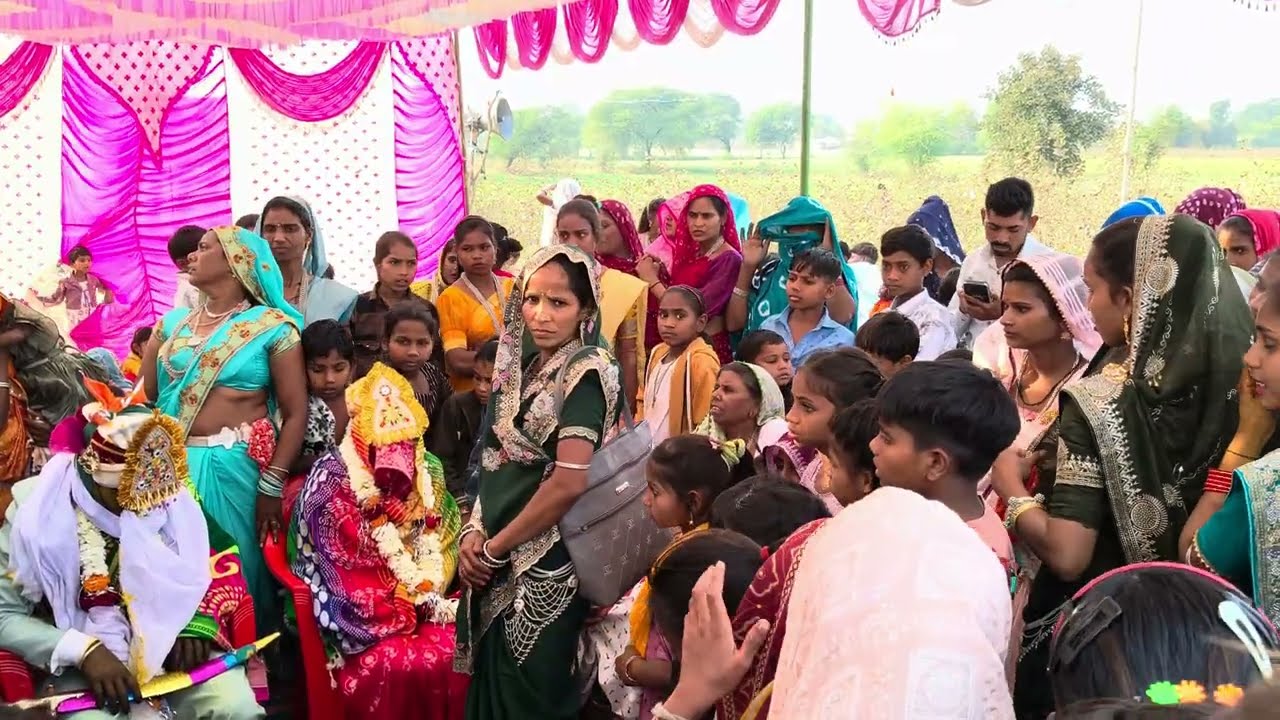 भील आदिवासी शादी: लाडा-लाडी का पारंपरिक कन्यादान | Bhil Adivasi Wedding Rituals #adivasi #viral 