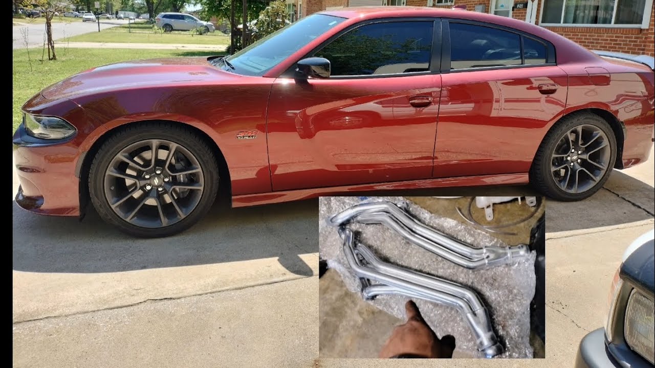 2023 Dodge charger 6.4 exhaust manifold removal. Full Headers installation.💪💪