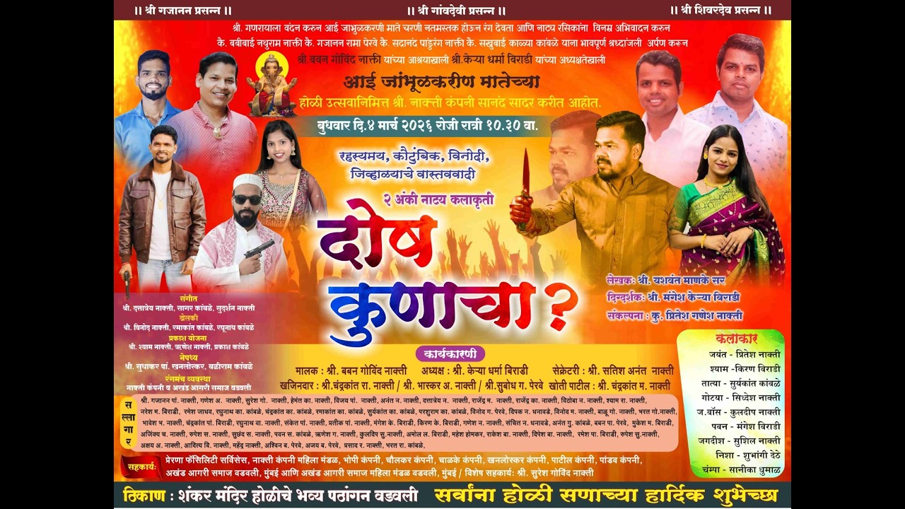 दोष कोणाचा भाग १  Dosh Konacha  2026