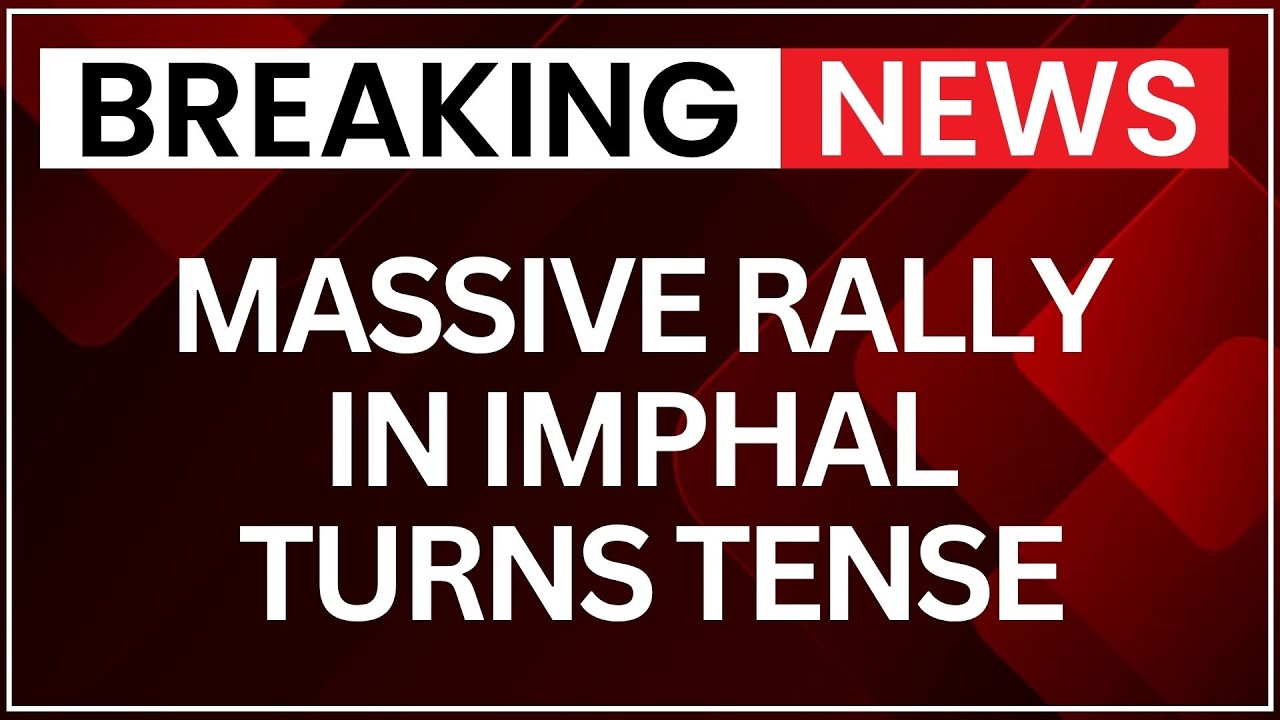 Manipur Protest Erupts In Imphal, Tear Gas Fired As Tensions Escalate Amid Unrest | NewsX