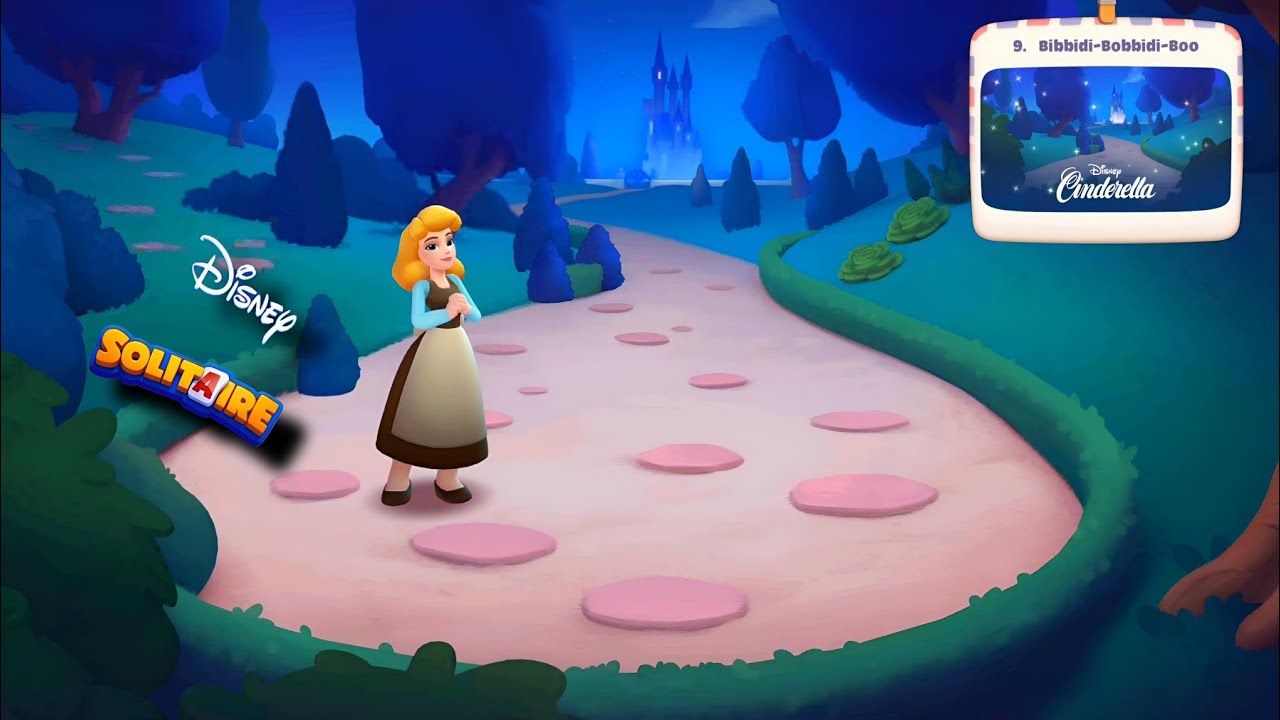 Cinderella's Magical Adventure: Disney Solitaire Gameplay