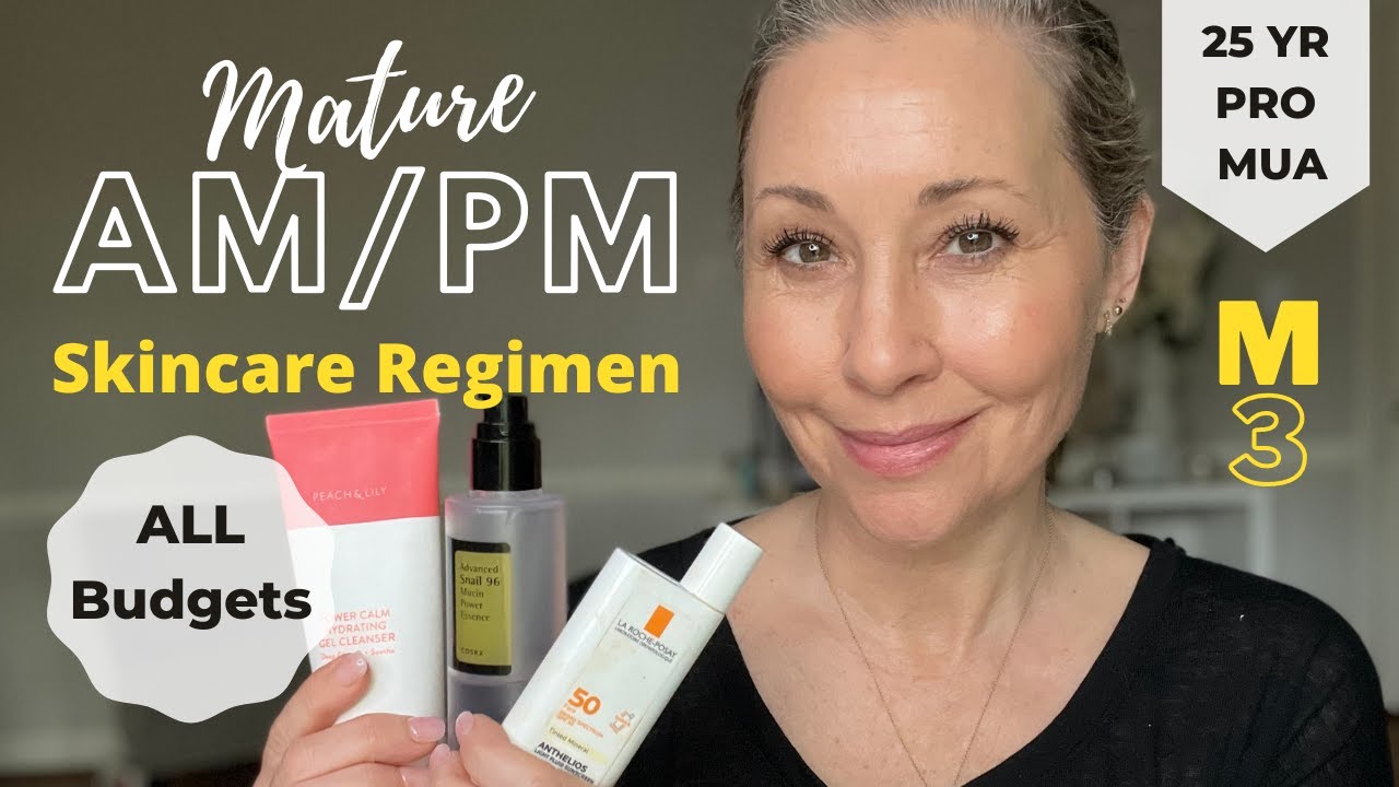 Mature AM/PM Skincare Regimen **not sponsored but some gifted items