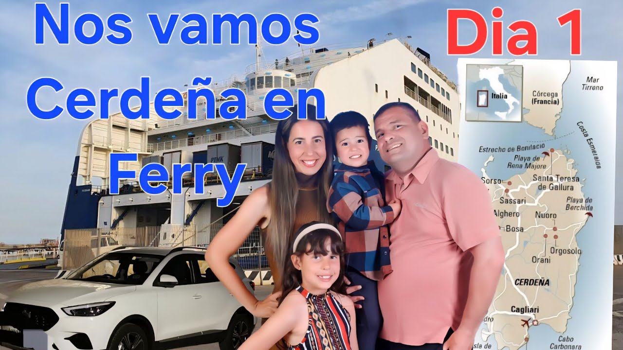 Tomamos Un Ferry a La Isla de Cerdeña #cerdeña #ferry #italia #vacaciones #viajes 