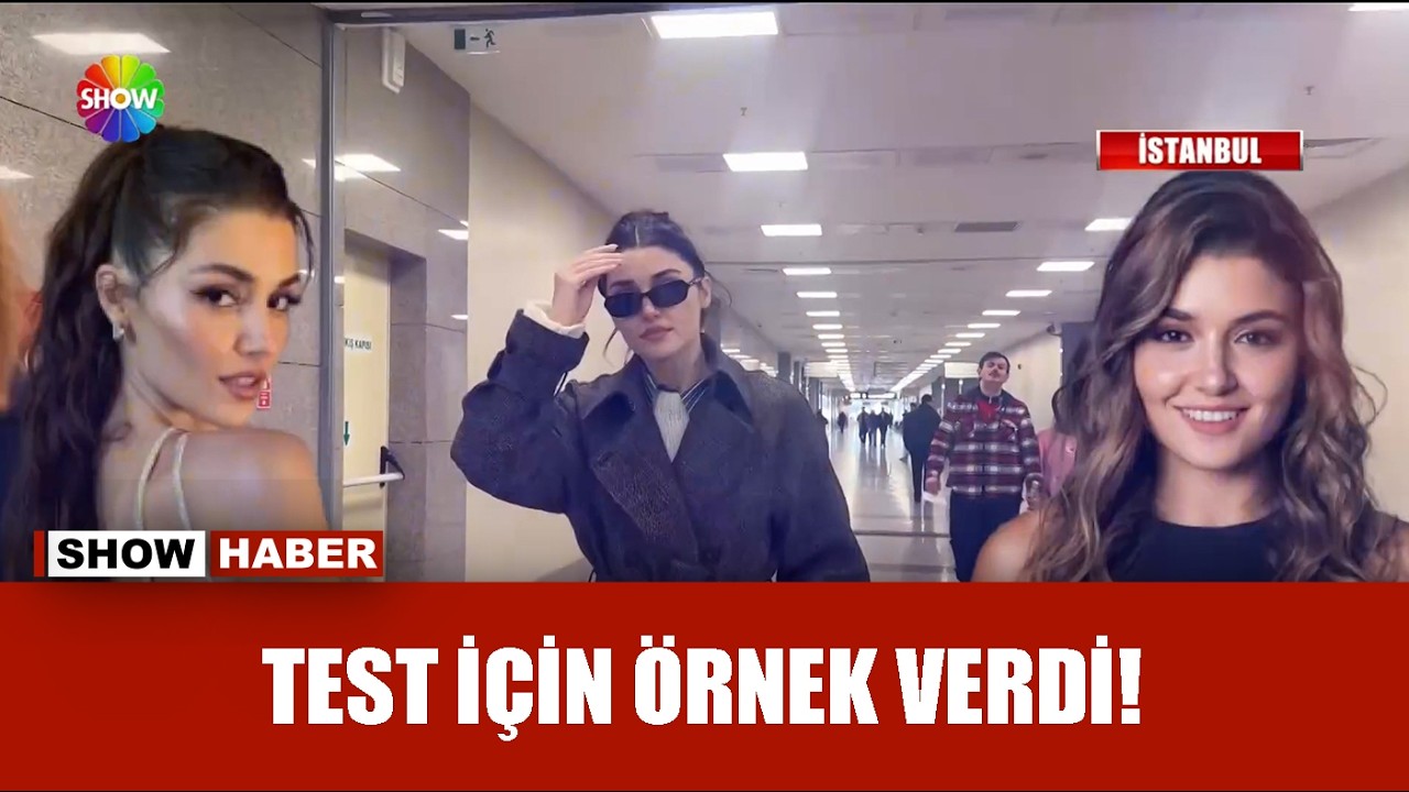 Oyuncu Hande Er&ccedil;el adliyede!
