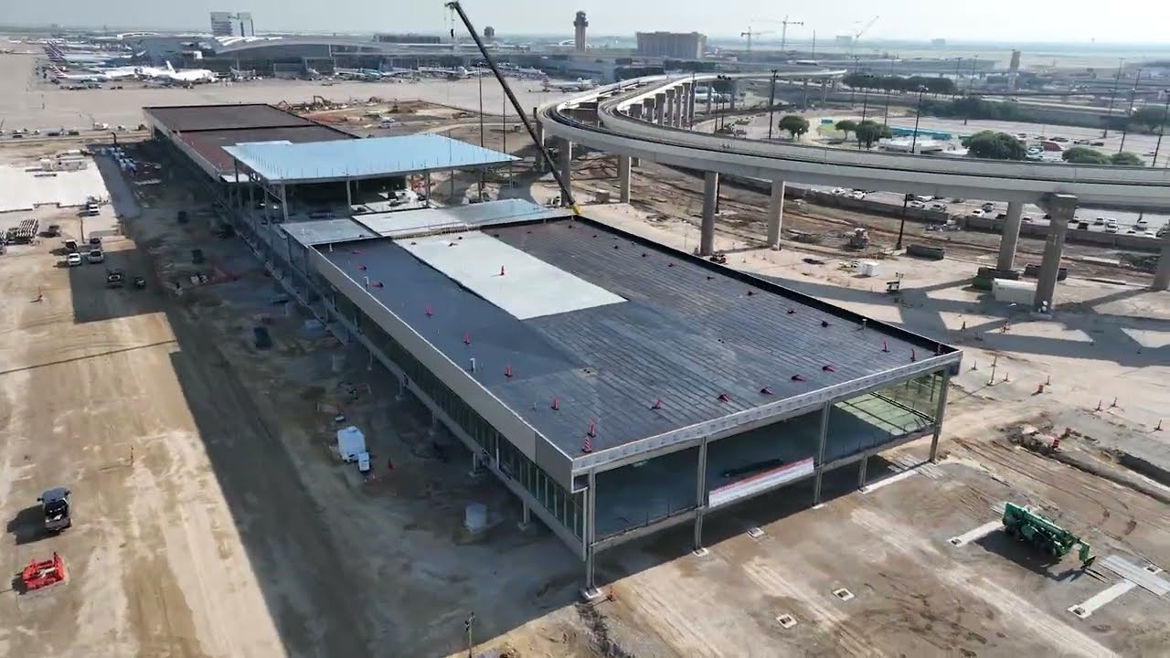 DFW Airport’s Sixth Terminal F Takes Shape with Module Move Milestone