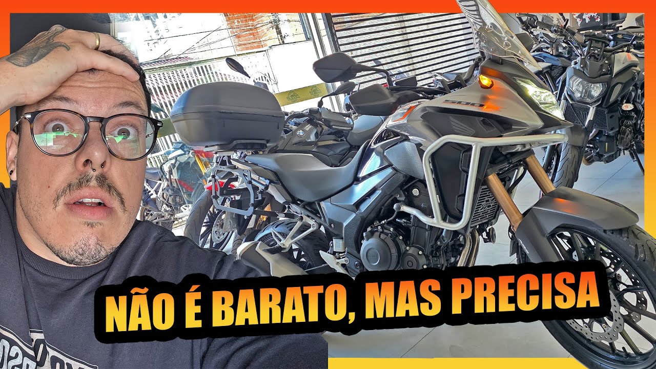 PREPARAMOS A CB500X PRA ENTREGAR COM REVISÃO, ACESSÓRIOS E SEGURO