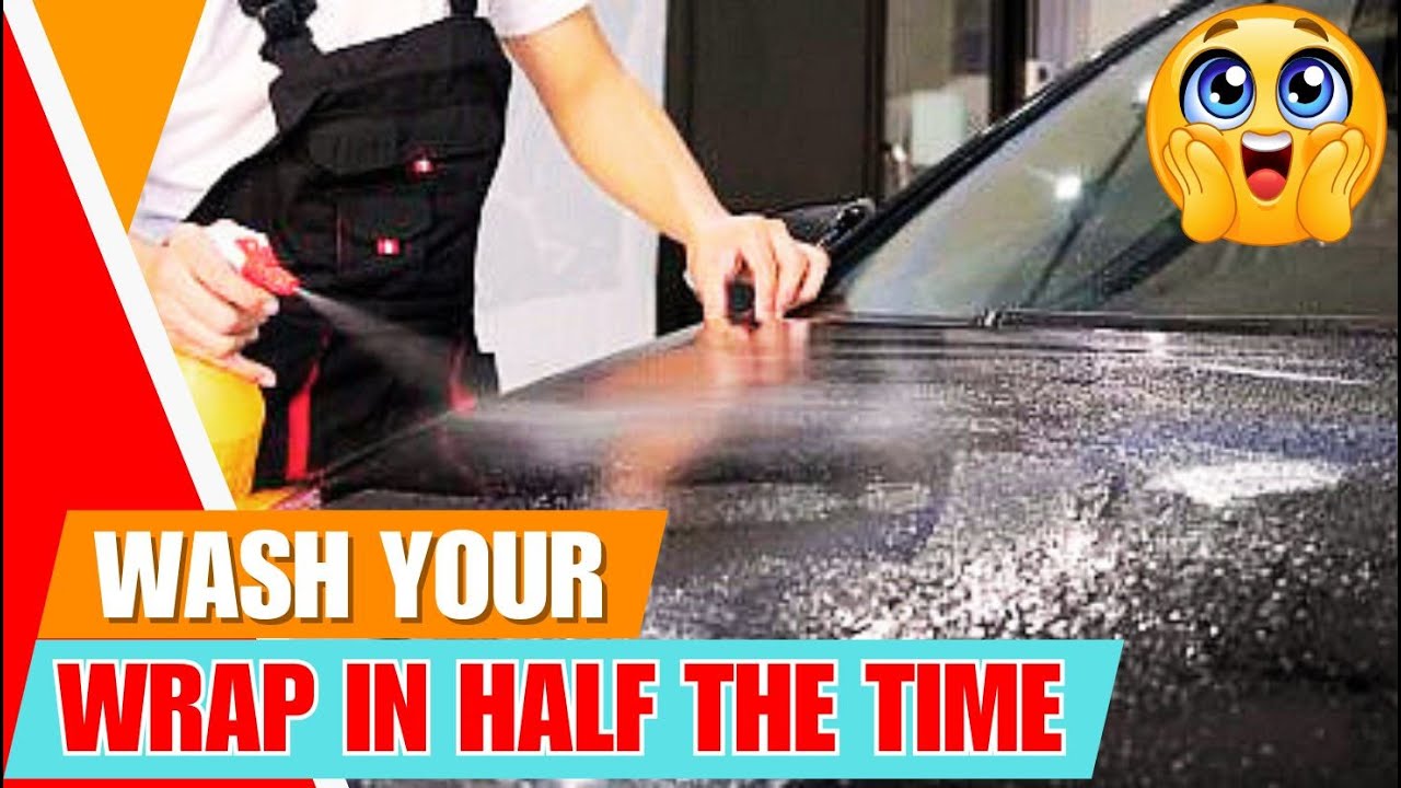 How to Wash A Wrapped Car WITHOUT Damaging It 🚗✨