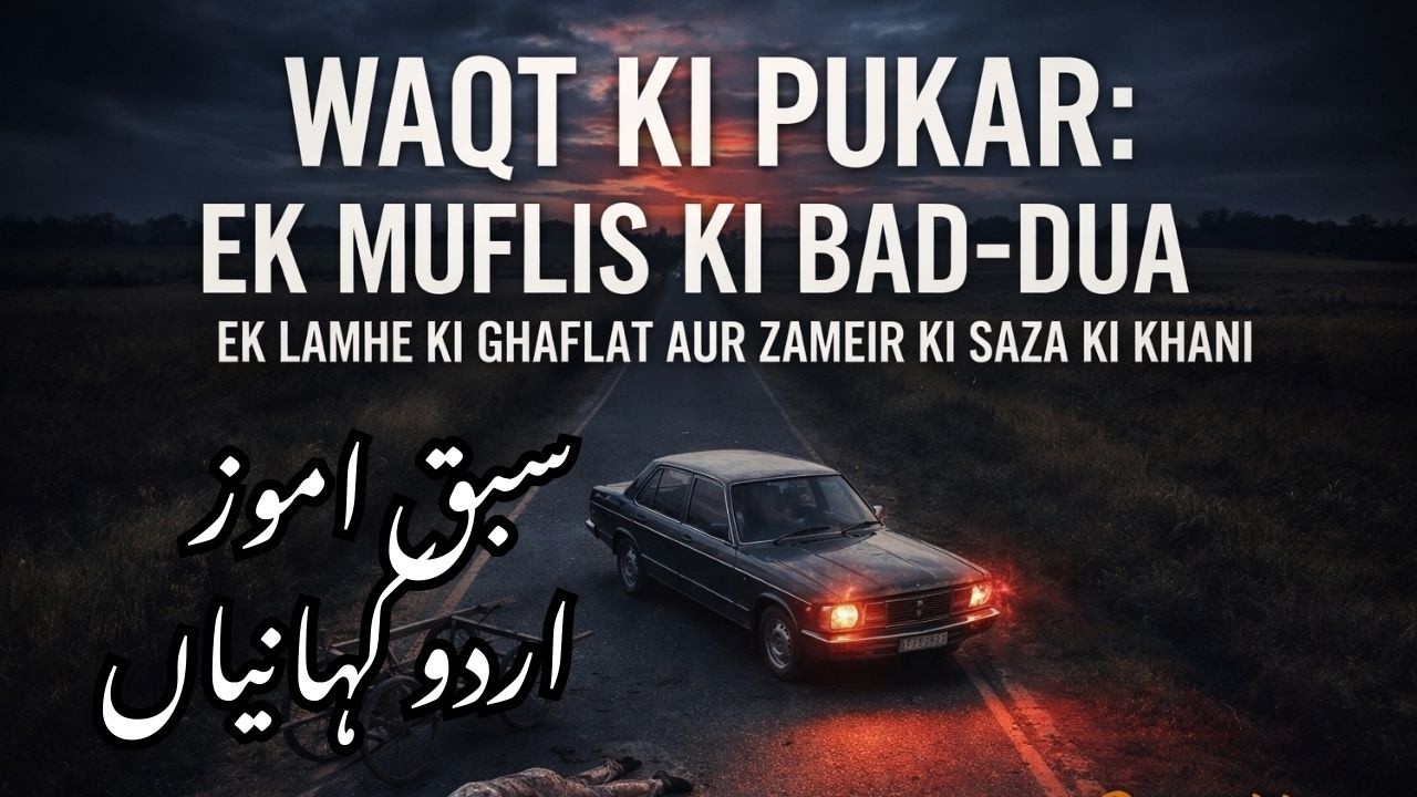 Waqt ki Pukar | Urdu Kahanian | Urdu Motivational Storie | Dard Bhari Khananian | Javed508
