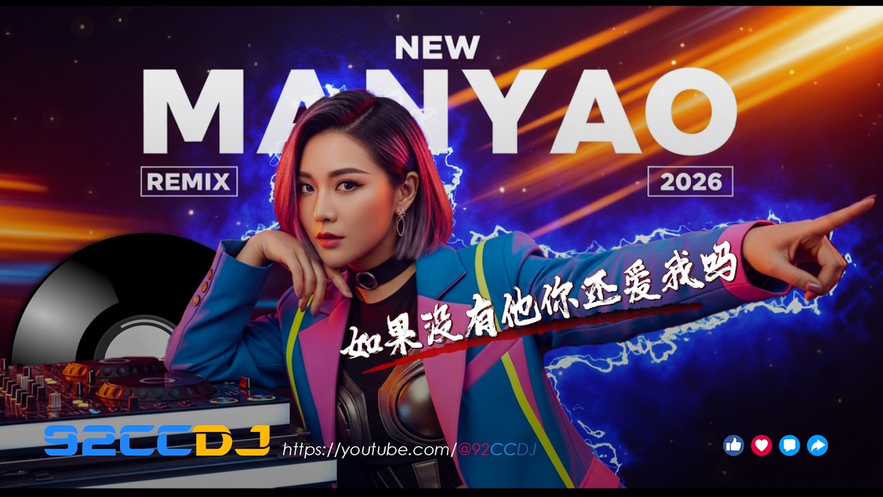 ㊣92CCDJ New Manyao Remix 2026 如果没有他你还爱我吗 ?