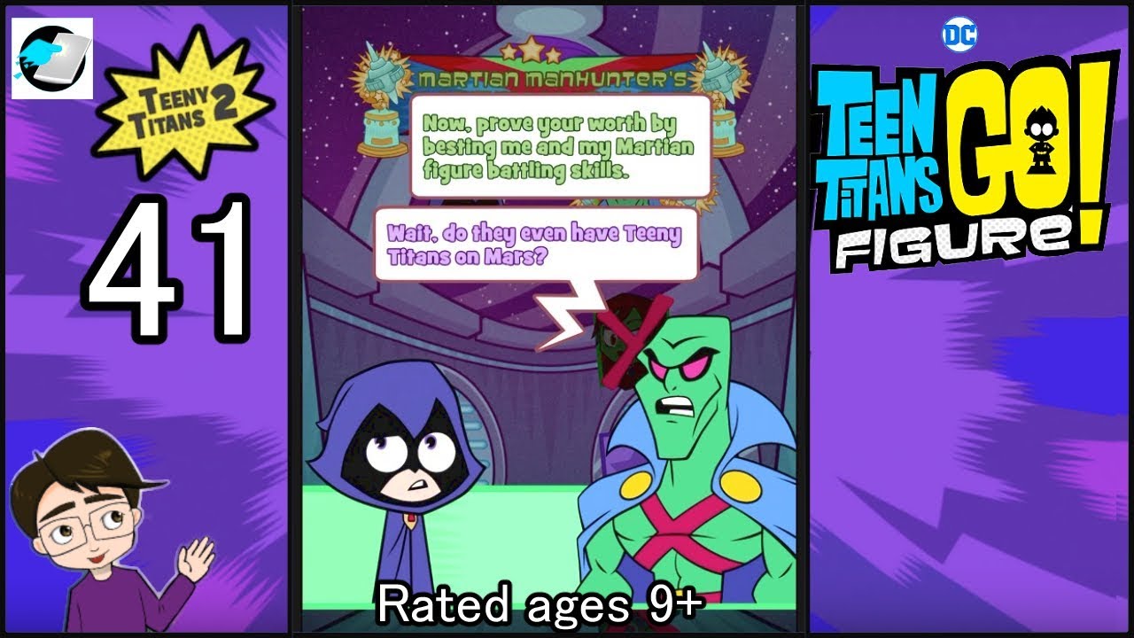 Let&rsquo;s Play Teen Titans GO Figure #41 Martian Manhunter Worthiness Trials! In Space