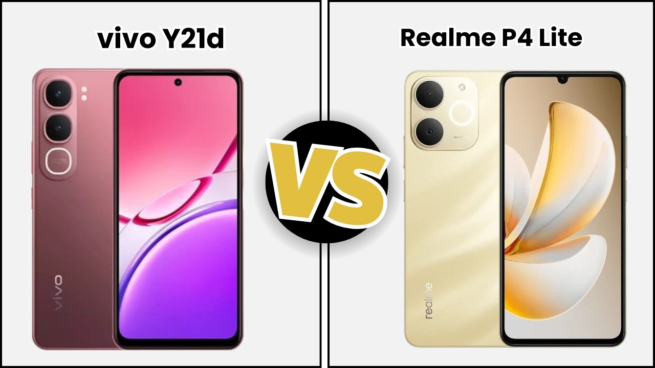 Vivo Y21d Vs Realme P4 Lite  | Full Specs Comparison | Tecify