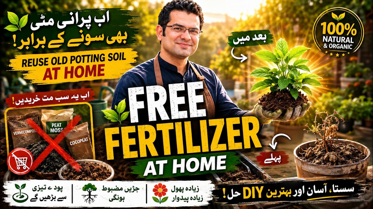 Refresh Old Soil Naturally | Zero Investment Gardening Method