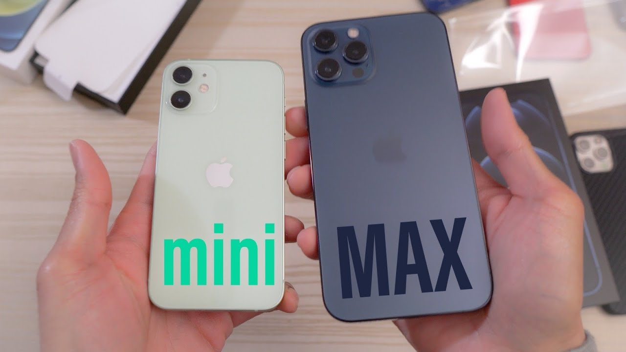 iPhone 12 Mini and 12 Pro Max UNBOXING!