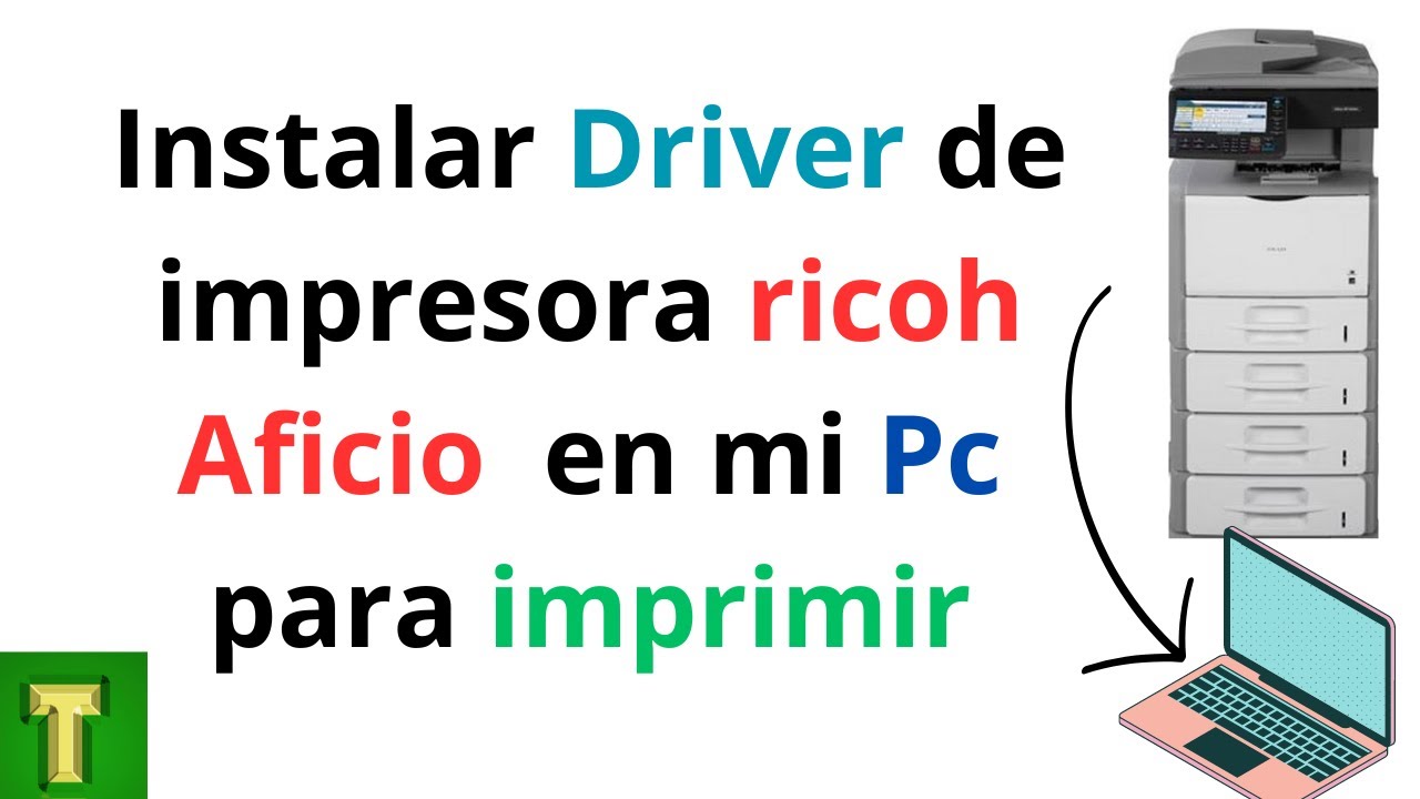 instalar Driver de impresora ricoh en PC🖨️conectar impresora ricoh a pc/instalar 🖨️ricoh aficio usb