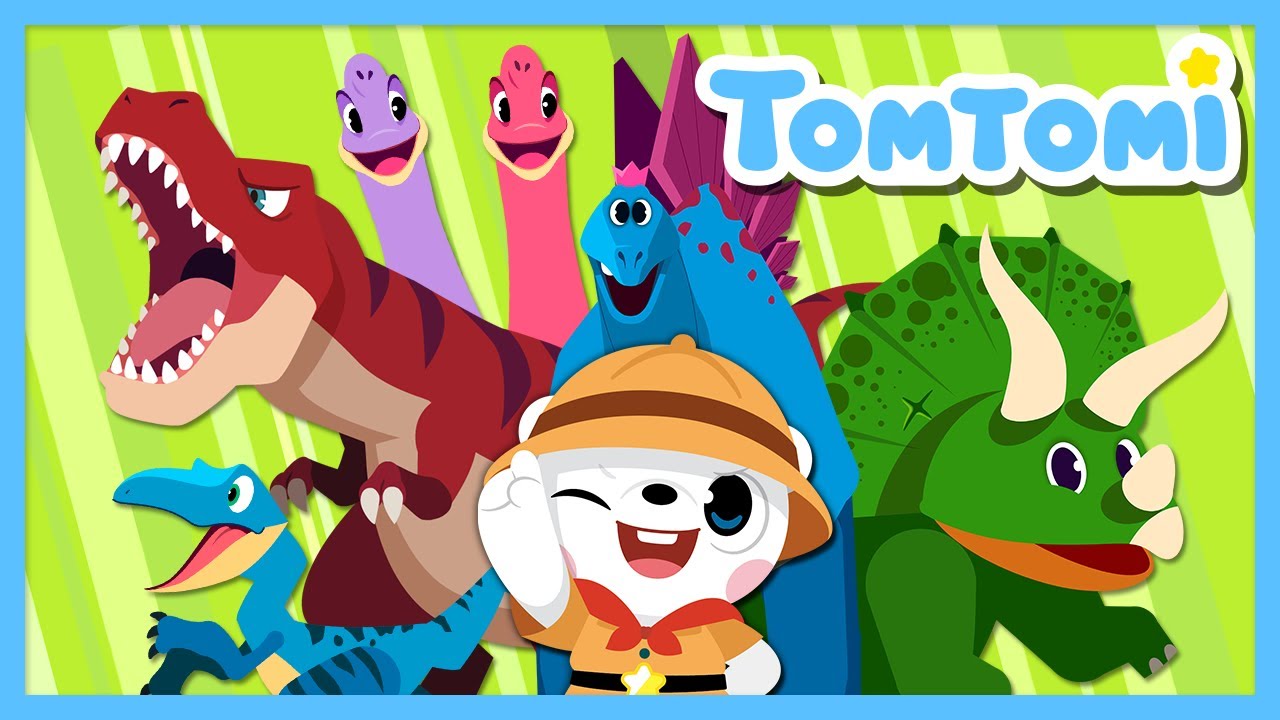 🎵¿Qué dinosaurios vamos a conocer?🦕 | 🎙️Canciones de Dinosaurios | Colección de Canciones #TOMTOMI
