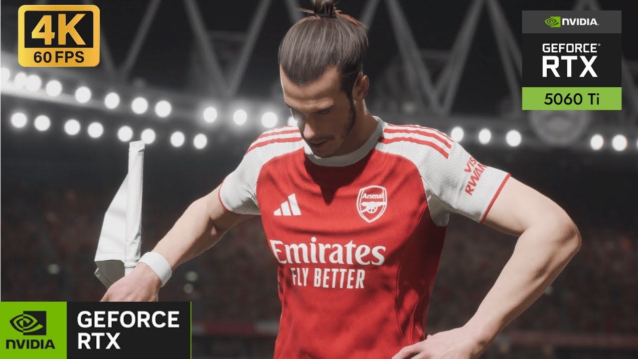 Efootball 2026 Insane Graphic on RTX 5060 TI 16 GB VRAM (4k Maximum Setting)