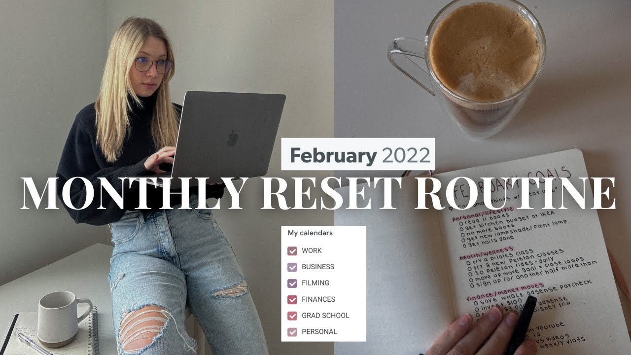 FEBRUARY RESET ROUTINE | goal setting, budgetting & books I read