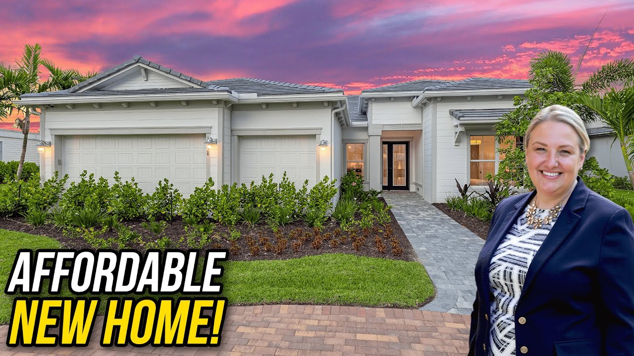 Avondale at Avenir Palm Beach Gardens Most AFFORDABLE Neighborhood  [New Construction Home Tour]