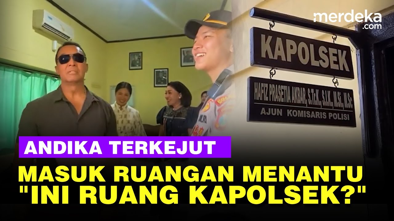 Mantan Panglima TNI Andika Kaget Masuk Ruangan Menantu Perwira Polisi: Ini Ruang Kapolsek?