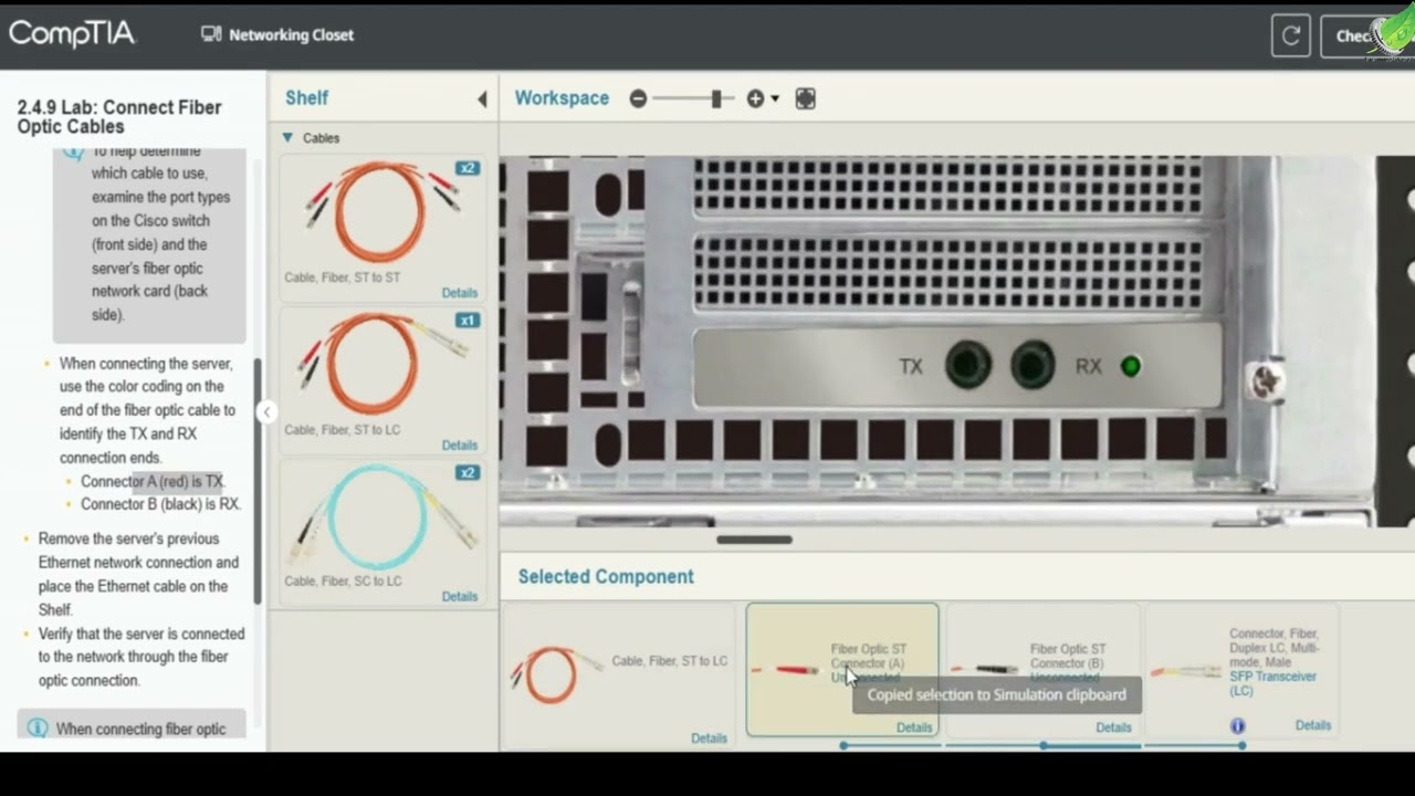 Оптоволоконные кабели Testout Network + 2.4.9 Lab Connect