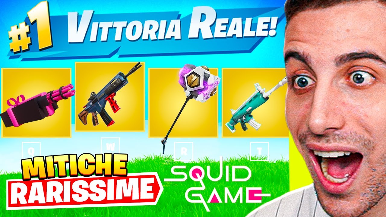 Trovo MITICHE RARISSIME nella Mappa di Squid Game in RANKED e VINCO! Fortnite ITA