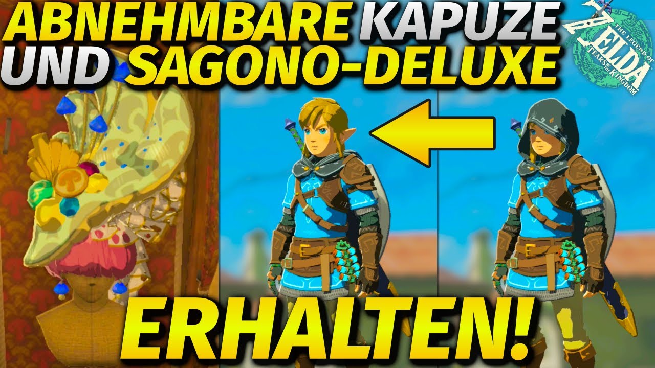 *NEU* Abnehmbare Hylia-Kapuze und Sagono-Deluxe erhalten! ► Zelda Tears of the Kingdom