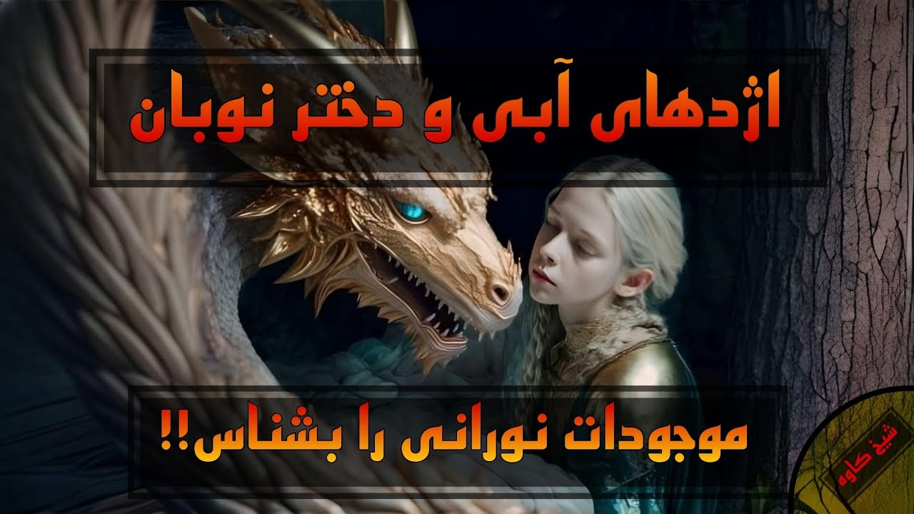 اژدهای آبی و دختر نوبان  ( موجودات نوارانی را بشناس ☀️🐉 ) - شیخ کاوه