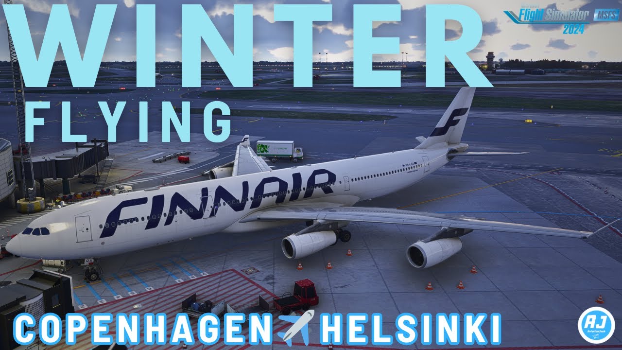 [MSFS 2024] FINNAIR INIBUILDS A340 | COPENHAGEN TO HELSINKI | VATSIM ATC |